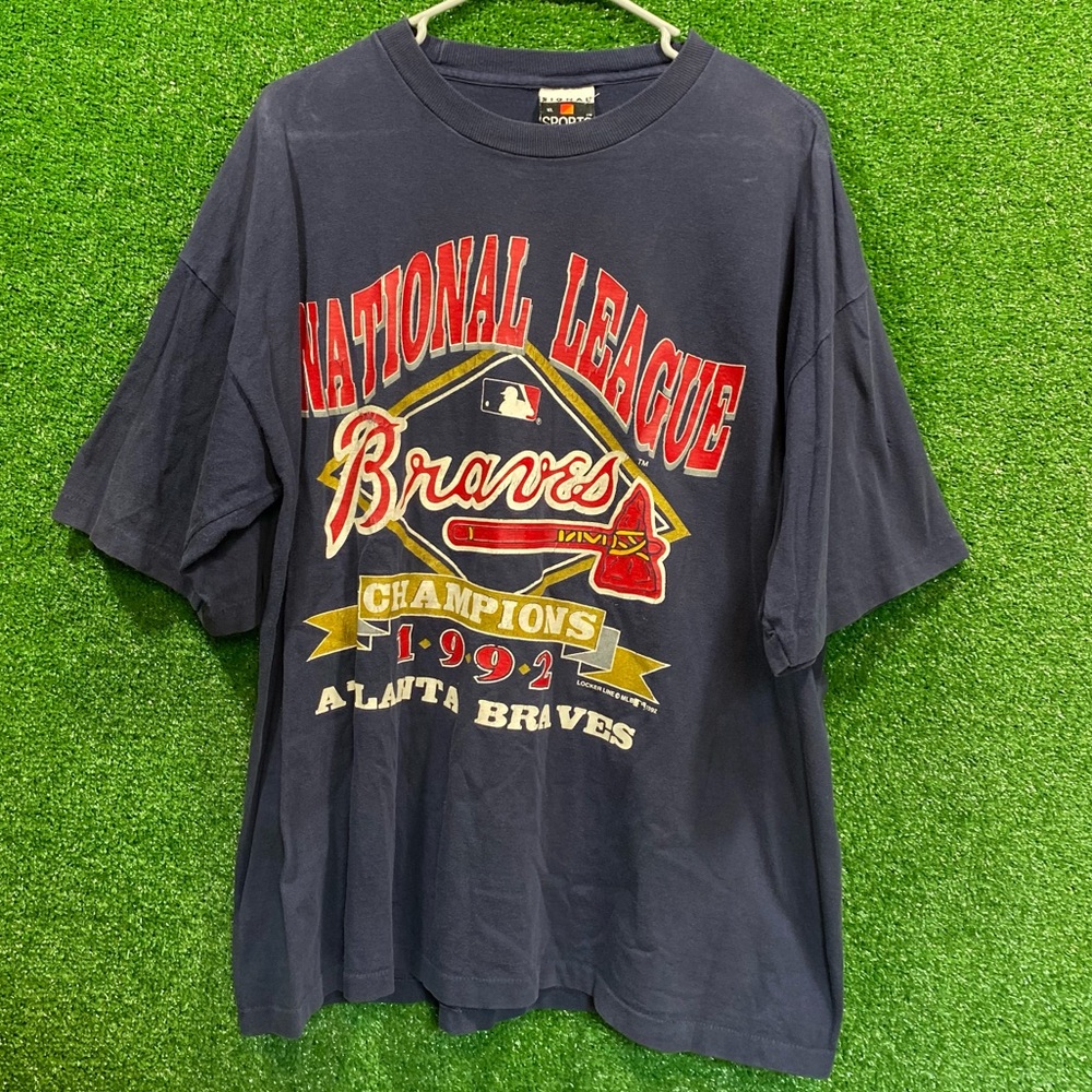 Vtg ‘92 Atlanta Braves National League champs tee